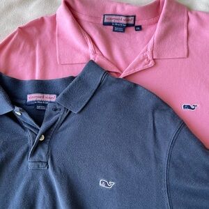 Lot of 2 Vineyard Vines Polo Shirts